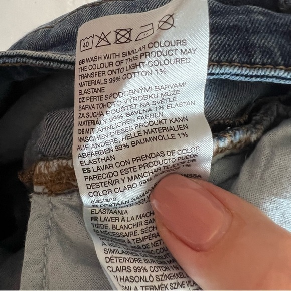 Cheap Monday High Skin Blue Blue High Rise Skinny Denim Jeans - Picture 12 of 12